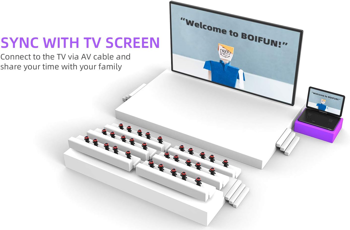 Boifun Portable DVD Player With 15.6-inch HD Rotating Screen