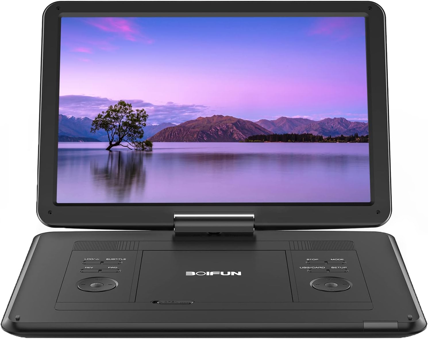 BOIFUN 15.6 Inch Portable DVD Player BFN-161 with Anti-Shock
