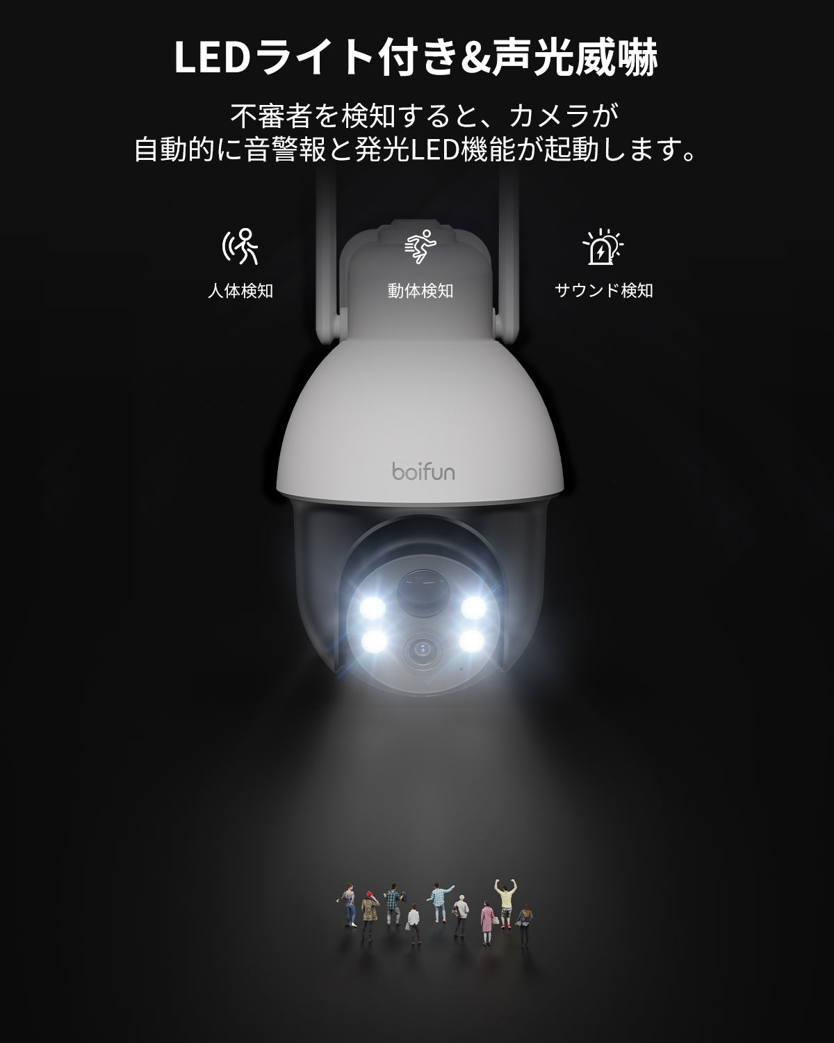 【業界最高性能・4K対応・10000mAhバッテリー】BOIFUN 800万超高画素超鮮明 防犯カメラ 屋外 ソーラー 2.4GWiFiとWiFi6 360度PTZ 15m暗視 広範囲をカバー 電池式防犯カメラ ソーラーパネルと大容量バッテリー 長時間稼働 夜間カラー撮影 PIR人体検知 即時アラート通知 セパレート設計 電源/工事不要 IP65防水 家族共有 双向语音 室外監視カメラ 2年保証