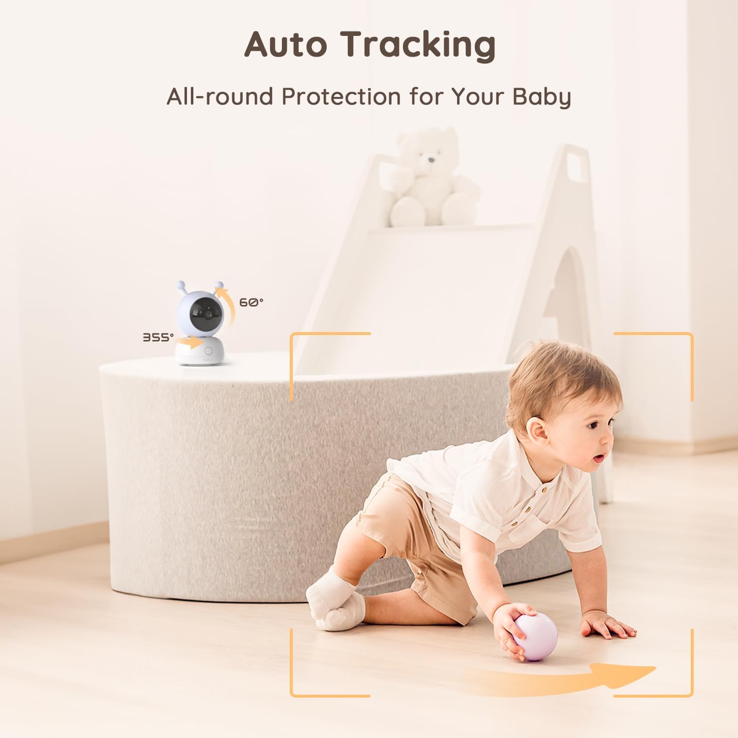 Portable baby monitor for travel or grandparents’ home – Boifun Baby 2S