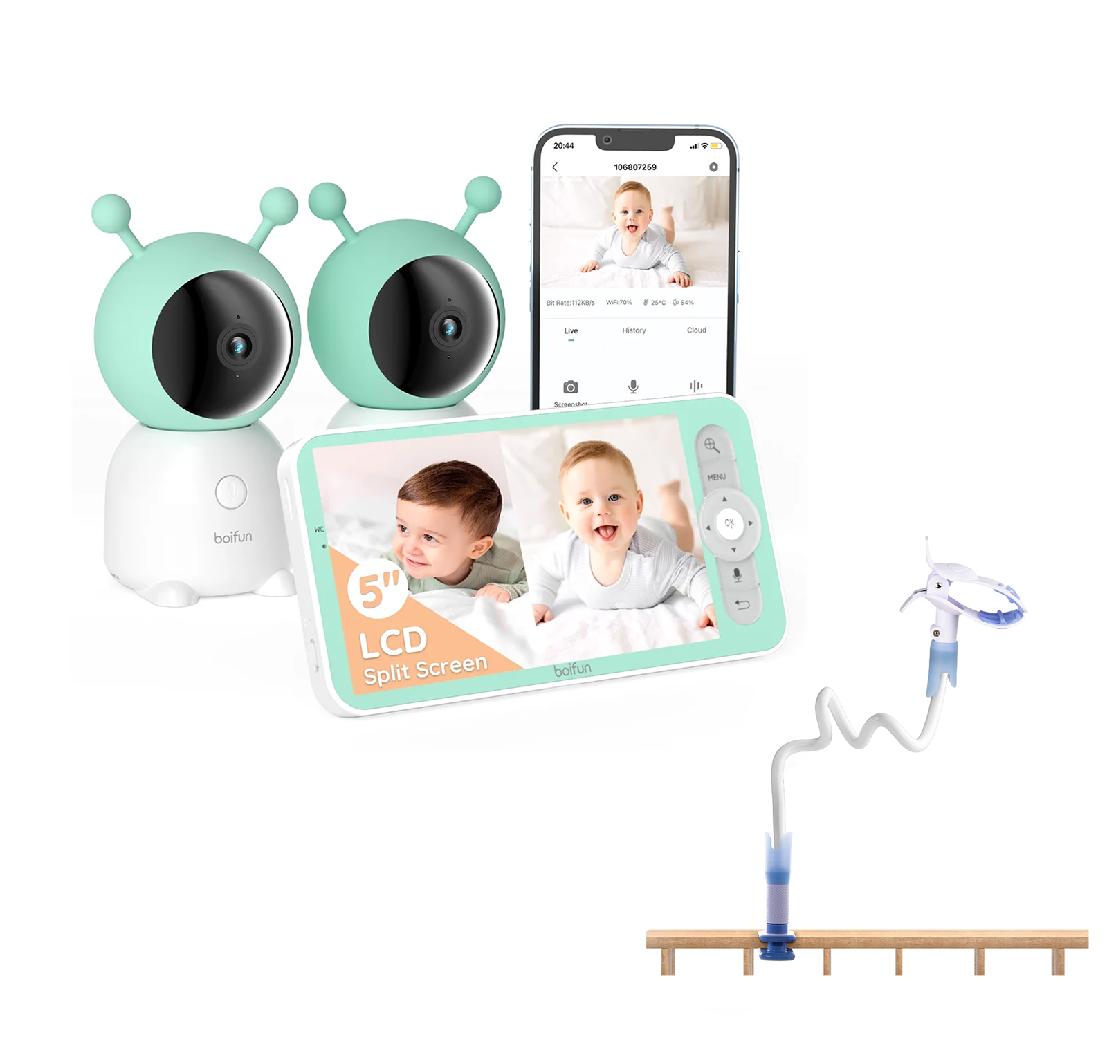 Best baby monitor with camera and audio – secure & HD video
