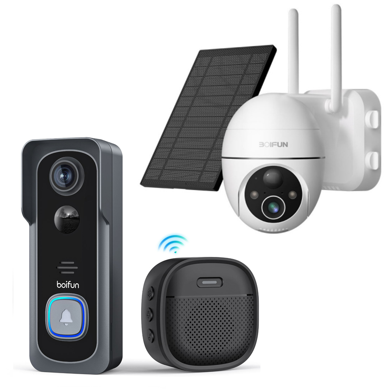 Front Door Best Home Security Camera Doorbell BOIFUN Video