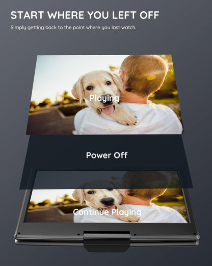 Boifun Portable DVD Player with 14.1" Large HD Screen