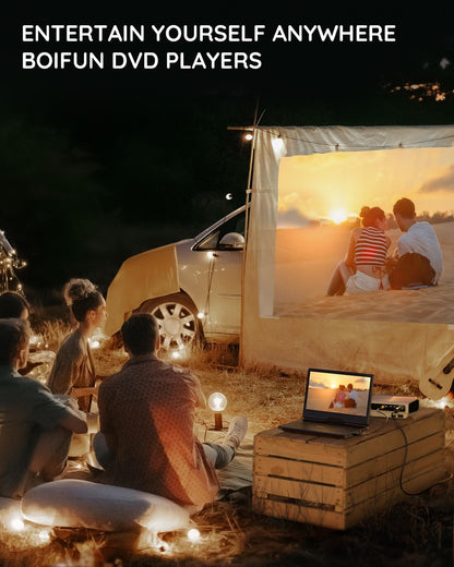 Boifun Portable DVD Player with 14.1" Large HD Screen