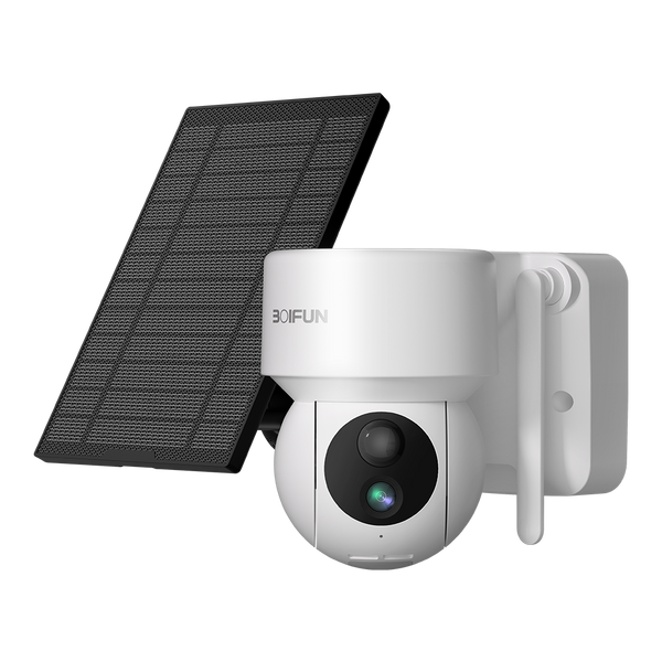 BOIFUN Outdoor PTZ Security Camera DQ201 with Solar Panel